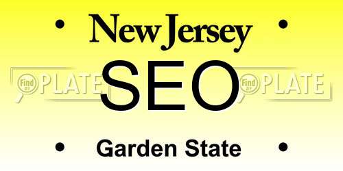 SEO New Jersey License Plate