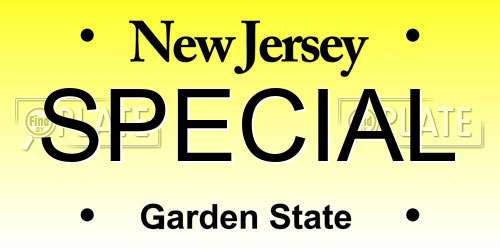 SPECIAL New Jersey License Plate