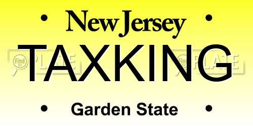 TAXKING New Jersey License Plate