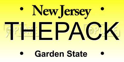 THEPACK New Jersey License Plate