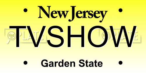 TVSHOW New Jersey License Plate