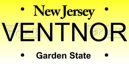 VENTNOR New Jersey License Plate