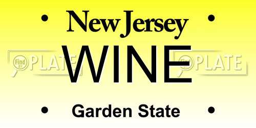 WINE New Jersey License Plate