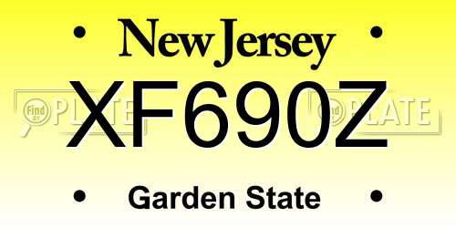 XF690Z New Jersey License Plate