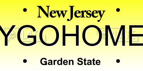 YGOHOME New Jersey License Plate