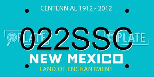 022SSC New Mexico License Plate