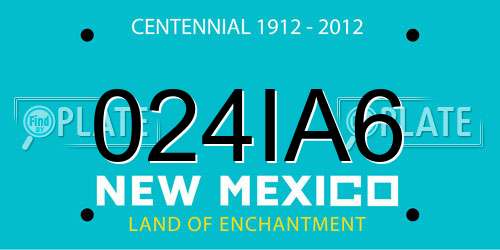 024IA6 New Mexico License Plate