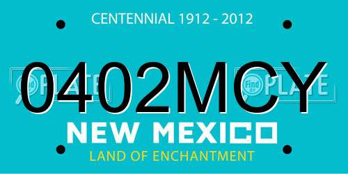 0402MCY New Mexico License Plate