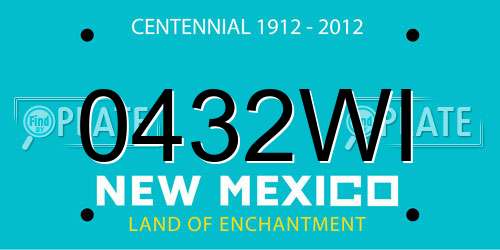 0432WI New Mexico License Plate