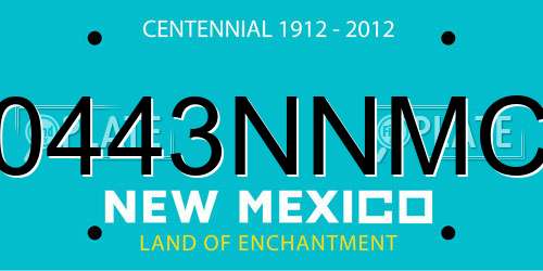 0443NNMC New Mexico License Plate