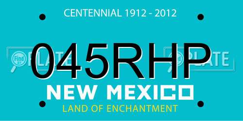 045RHP New Mexico License Plate