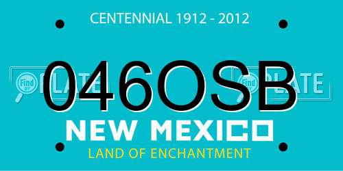 046OSB New Mexico License Plate