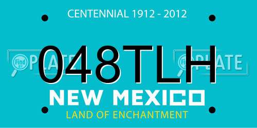 048TLH New Mexico License Plate