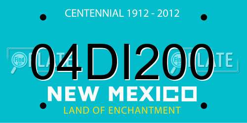 04DI200 New Mexico License Plate