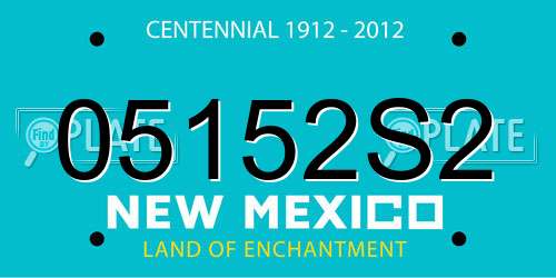 05152S2 New Mexico License Plate