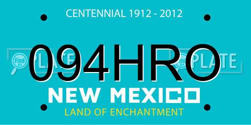 094HRO New Mexico License Plate