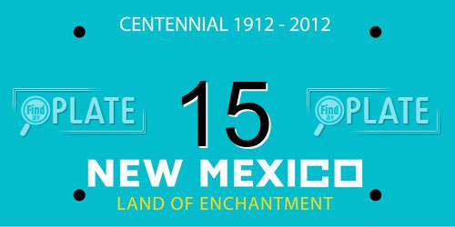 15 New Mexico License Plate