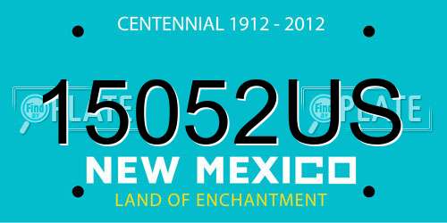 15052US New Mexico License Plate