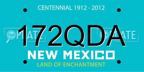 172QDA New Mexico License Plate