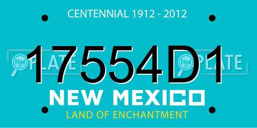 17554D1 New Mexico License Plate