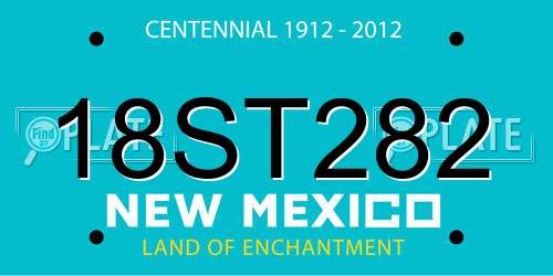 18ST282 New Mexico License Plate