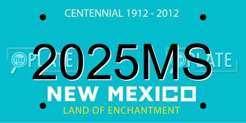2025MS New Mexico License Plate