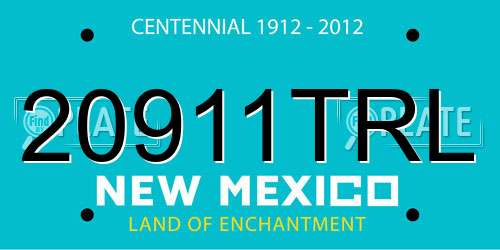 20911TRL New Mexico License Plate