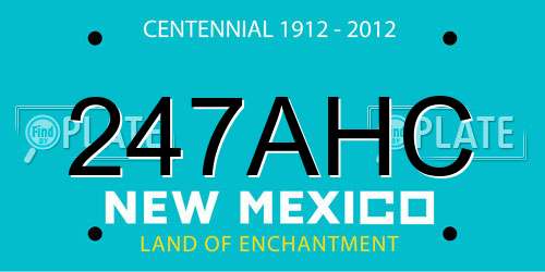 247AHC New Mexico License Plate