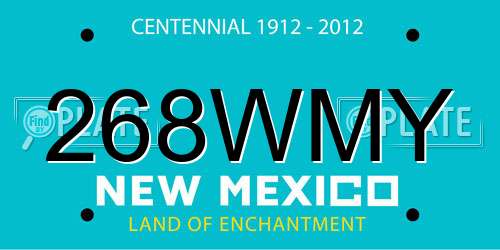 268WMY New Mexico License Plate