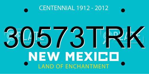 30573TRK New Mexico License Plate