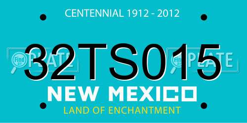 32TS015 New Mexico License Plate