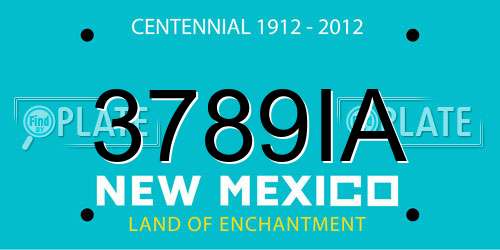 3789IA New Mexico License Plate