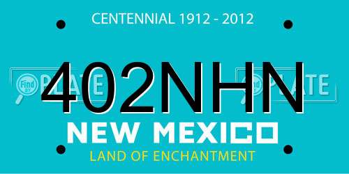 402NHN New Mexico License Plate