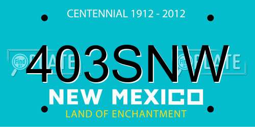 403SNW New Mexico License Plate