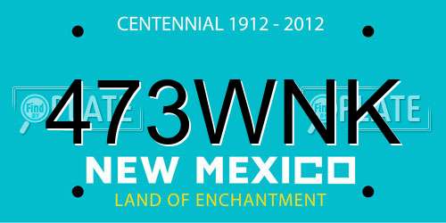 473WNK New Mexico License Plate