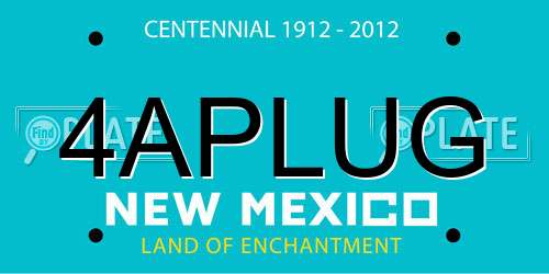 4APLUG New Mexico License Plate
