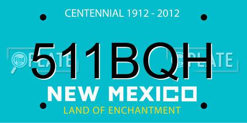 511BQH New Mexico License Plate