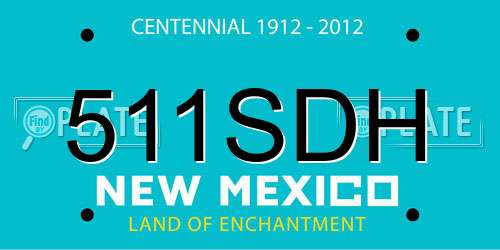 511SDH New Mexico License Plate