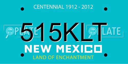 515KLT New Mexico License Plate