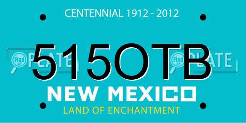 515OTB New Mexico License Plate
