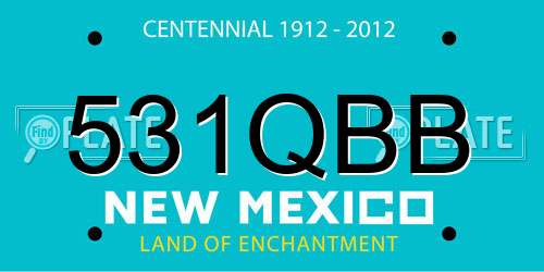 531QBB New Mexico License Plate
