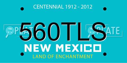 560TLS New Mexico License Plate