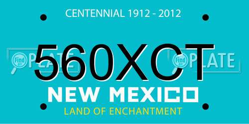 560XCT New Mexico License Plate
