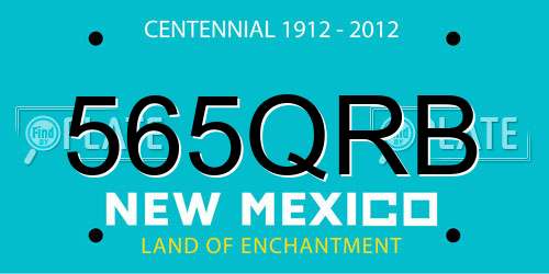 565QRB New Mexico License Plate