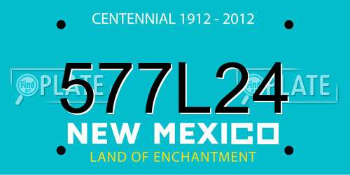577L24 New Mexico License Plate
