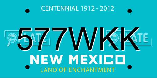 577WKK New Mexico License Plate