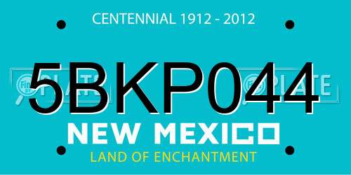 5BKP044 New Mexico License Plate