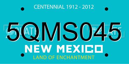 5QMS045 New Mexico License Plate