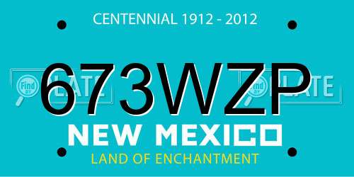 673WZP New Mexico License Plate