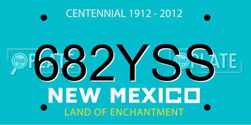 682YSS New Mexico License Plate